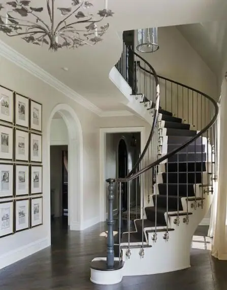 High quality Wrought Iron Stair Railing European Luxury Decorative Wrought iron balcony railing