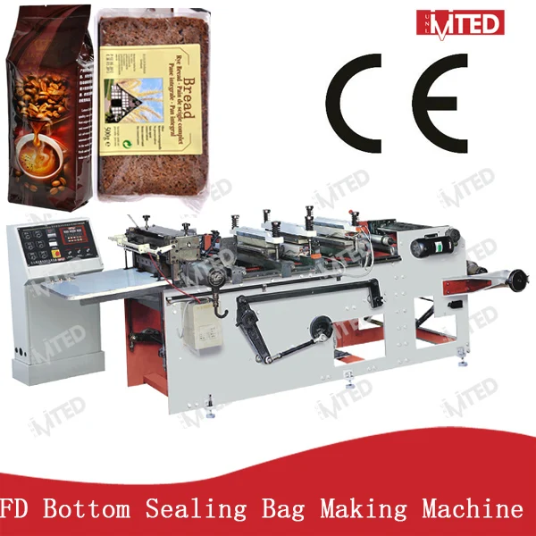 FD300-Полуавтоматическая квадратным дном бумажный мешок машины