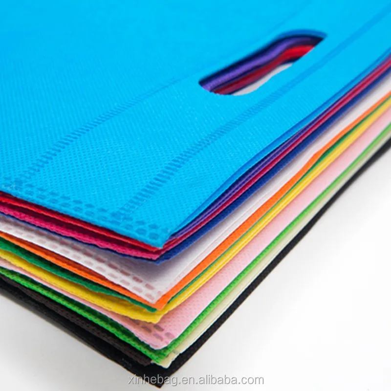 Custom pp polypropylene non woven tote ultrasonic heat seal die cut non woven bag