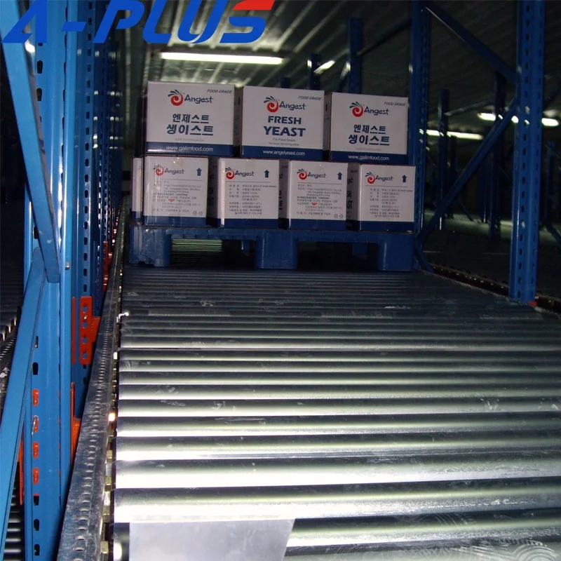 Shelve Storage Racking Customized Gravity Roller Pallet Flow Rack For Warehouse Storage warehouse storage use quality goods