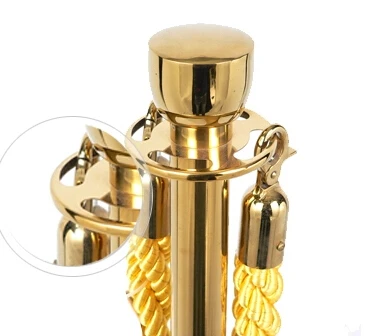 Free Access Parking Road Barriers For Wedding Use Off Road Gold Bollard Stand Heavy Product