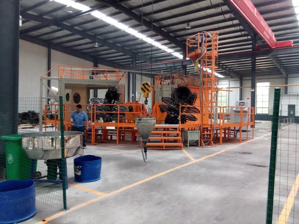 
4 arms carousel rotating machines 