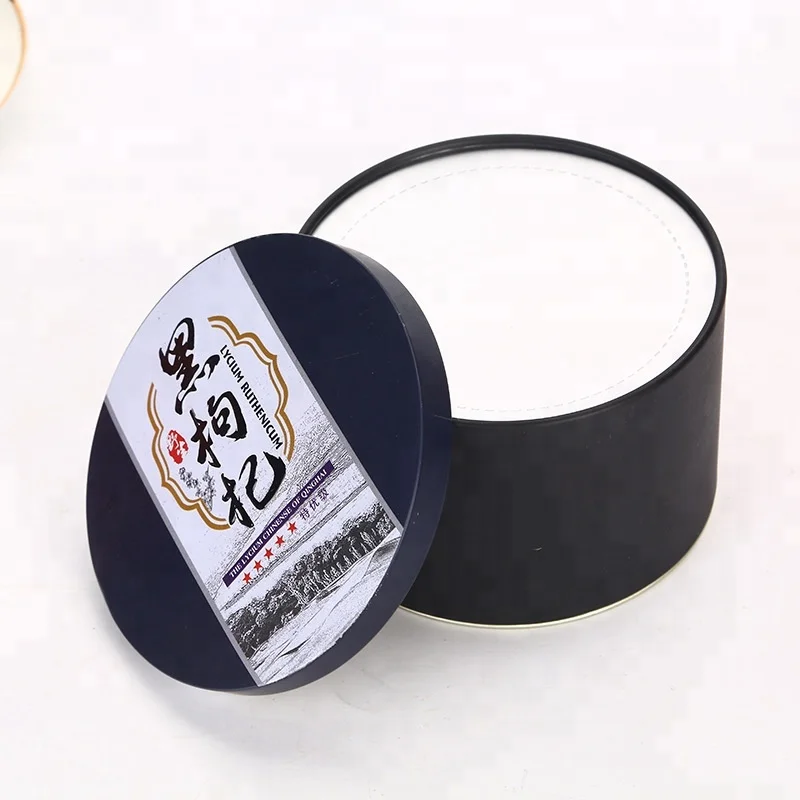 Factory Direct Supply Wholesale Round Tin Box Custom CMYK Printing Empty Tea Tin Can