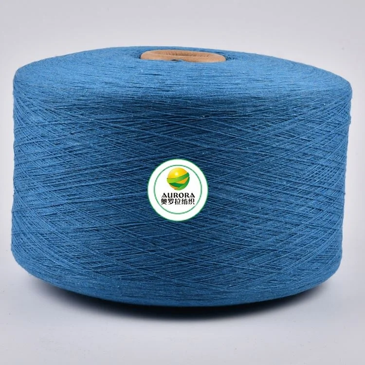 
NE 7/2 China manufacture knitting recycled cotton blended sock yarn 