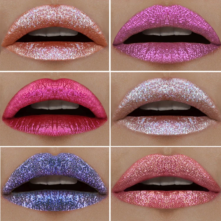
Lipgloss Private Label Chameleon Glitter Makeup Liquid Lipstick 