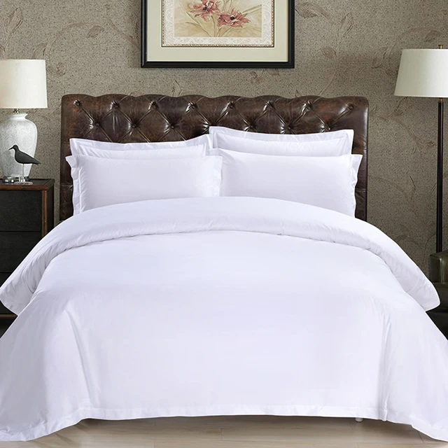 hotel and hospital 100% cotton white percale cheap bed sheets and flat sheets