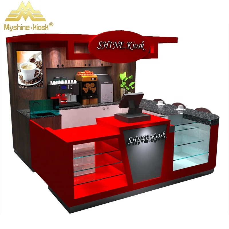 Most Attractive Retail Food Kiosk Ice Cream Shop Display Case Interior Design Gelato Kiosk