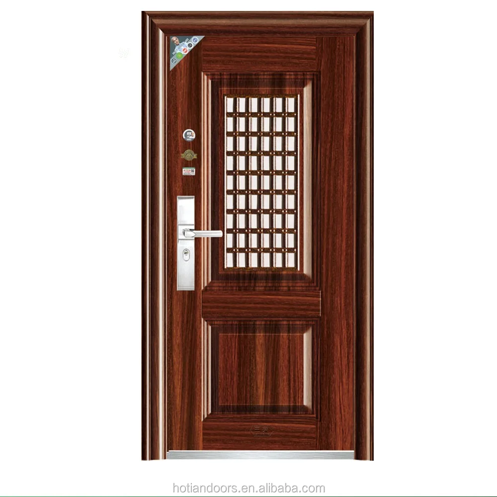 China hot sale cheap price modern steel ventilation door stainless steel grill doors prices modern iron doors