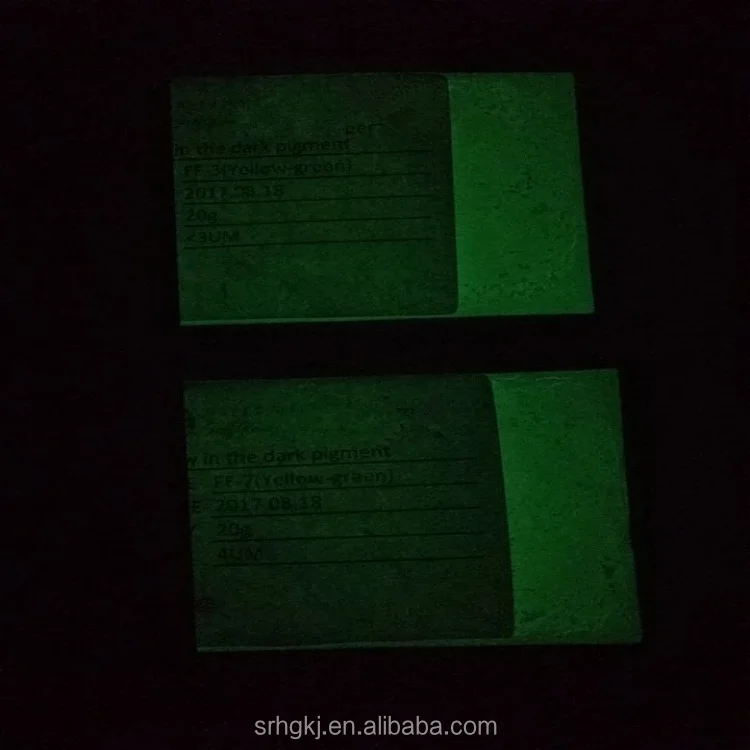 
ShuiRun chemical photoluminescence luminescent powder glow in the dark pigment 