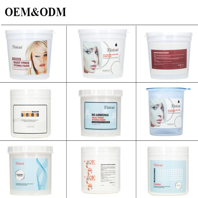 China Hair Bleach Powder Manufacturer OEM Italy Quality Dust Free Hair Bleaching Powder For Hair