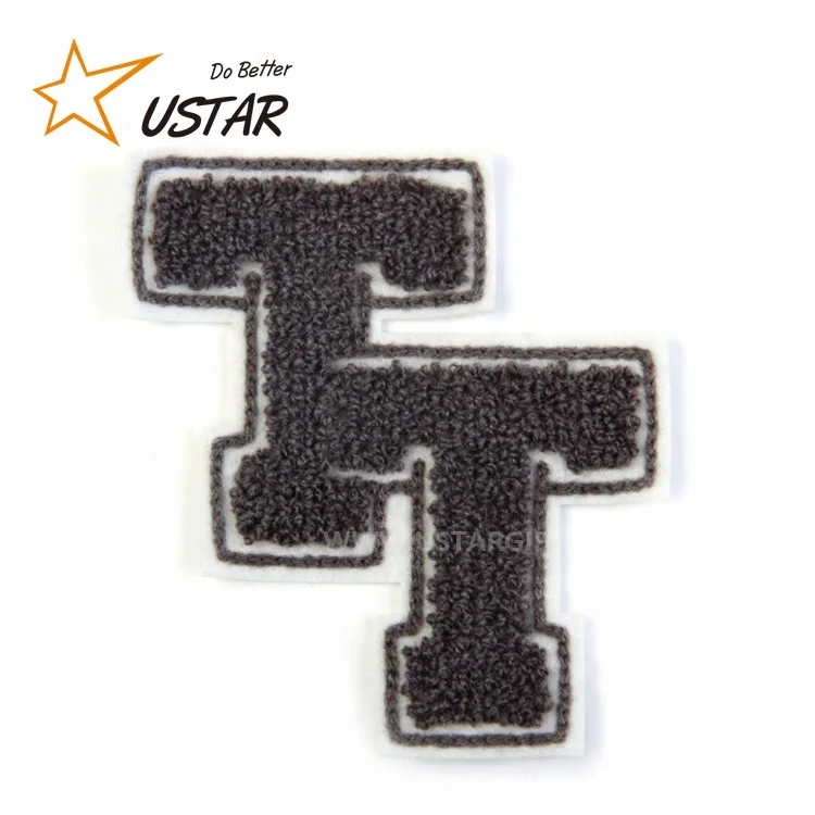 Нет минимального количества заказа, Пришивные персонализированные брендовые модные буквы с логотипом на заказ, крутые джинсы, дешевые нашивки из синели с вышивкой