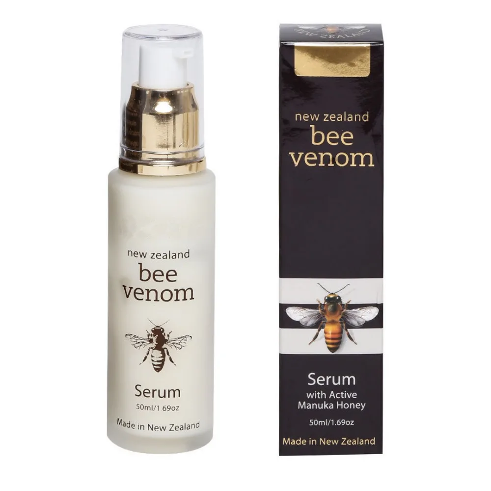 New Zealand Bee Venom Serum with Active Manuka Honey 50ml For Face Fine Lines And Wrinkles