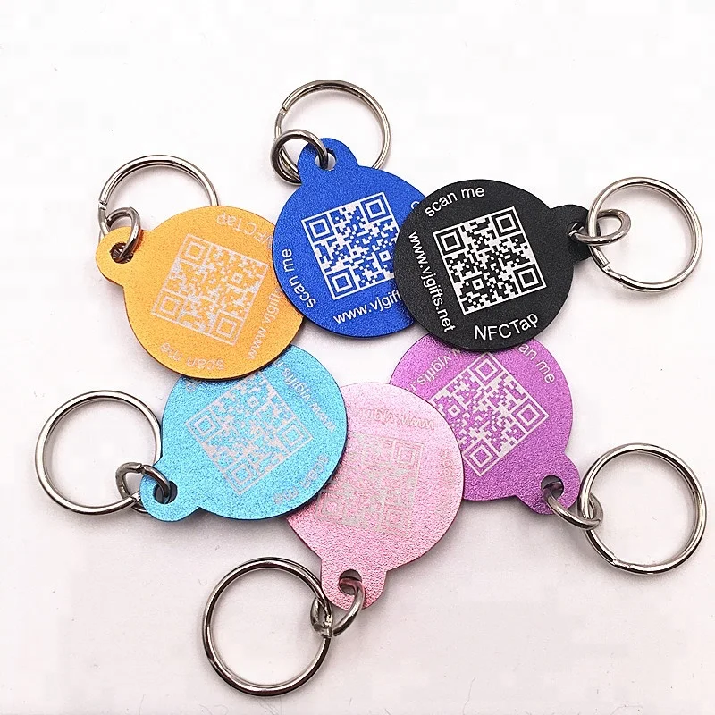Factory Cheap Custom Logo Engraved Anodized Aluminum Laser Qr Code Pet Dog Tag