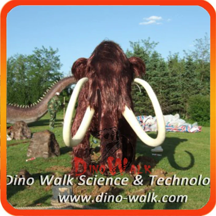 Dino0096  Ice age Exhibition Life Size Animatronic Animated robotic Mammoth Model for Sale