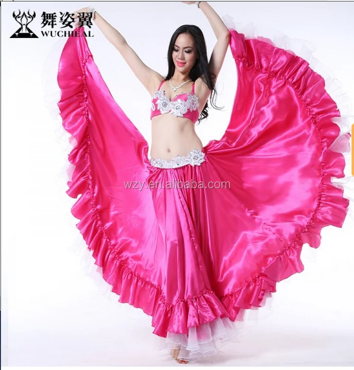 
2015 Wuchieal Newest Fashional High Quality belly dance long skirt From China (QC2362 ) 