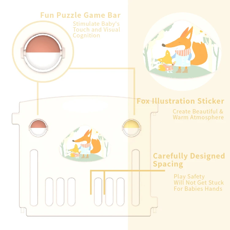 Baby Playpen Kids Panel Play Center Yard Safety Fence Child Play yard