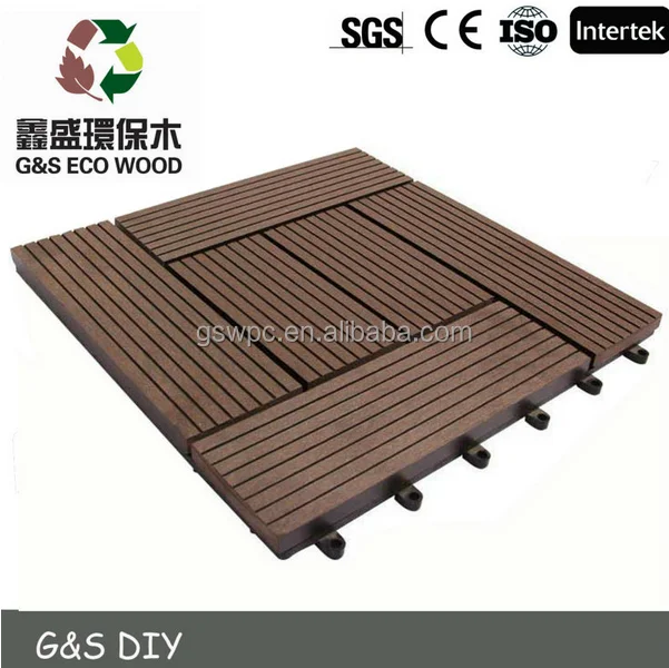 2019 high quality waterproof deck DIY wpc wood plastic composite decking floor