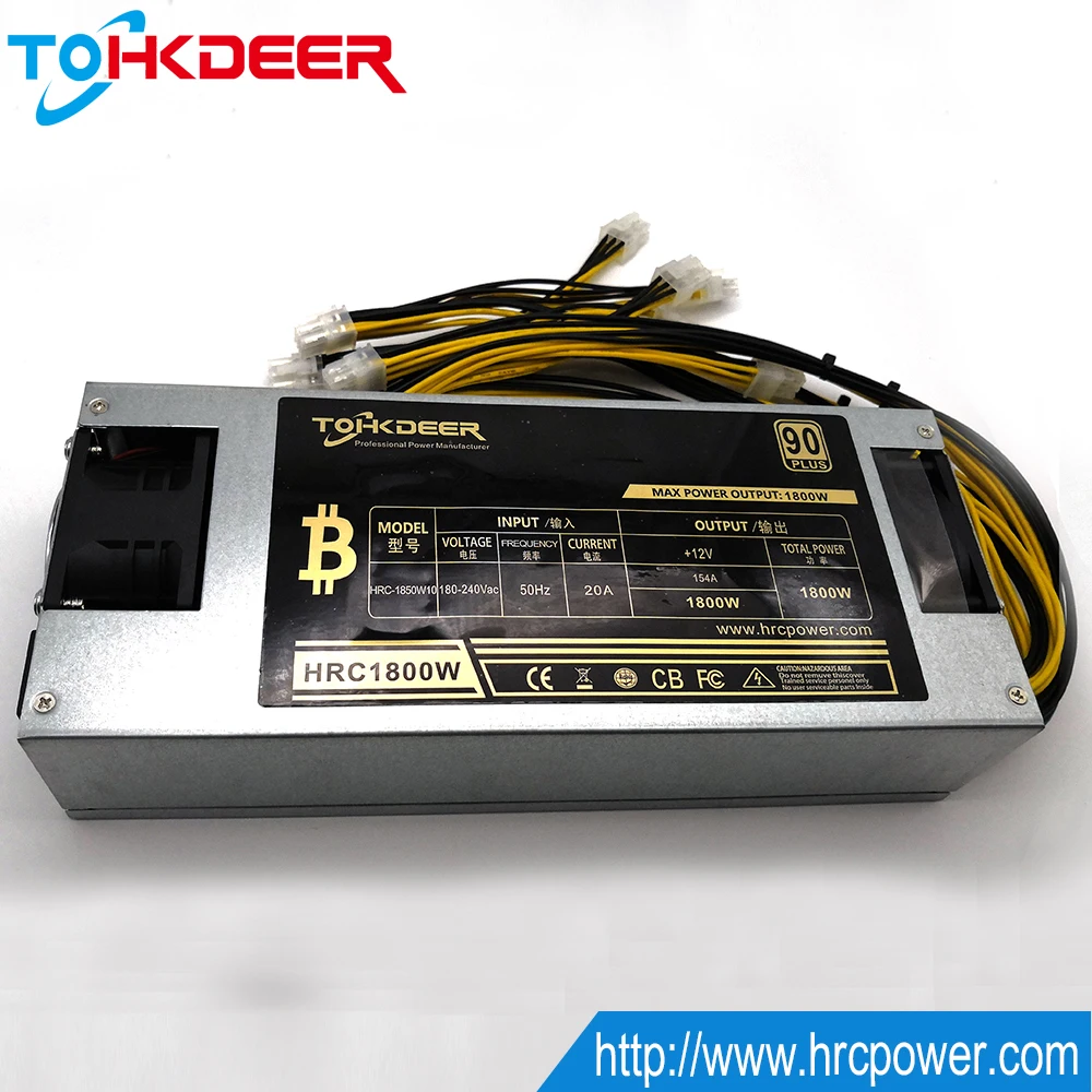 
Factory wholesale single 12v output 1800W 2000w 2400w power supply for ASIC miner 