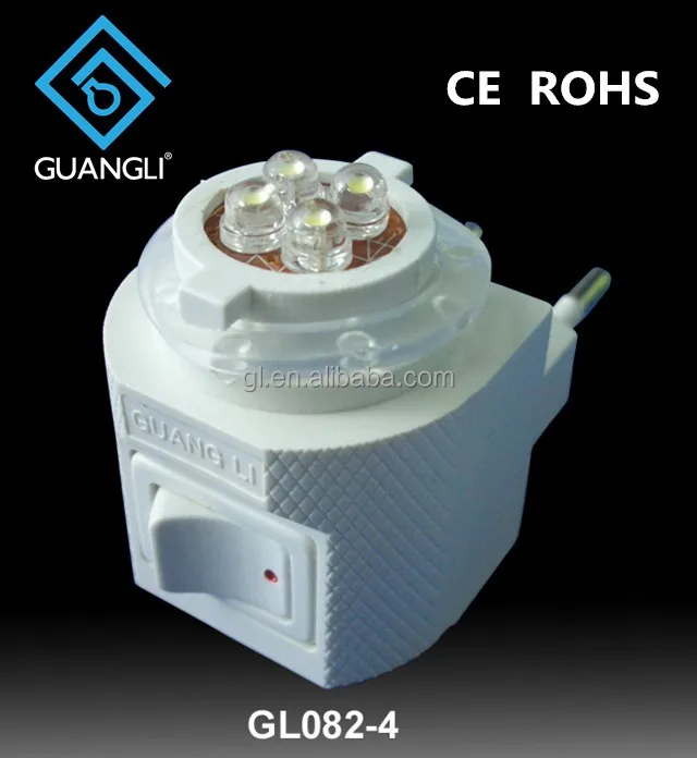 GL-082-4led держатель гнезда для пластиковым пазом декоративный лампы со светодиодным переключателем
