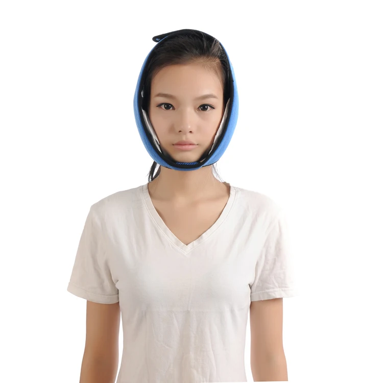 Face gel ice cold pack with adjustable strap