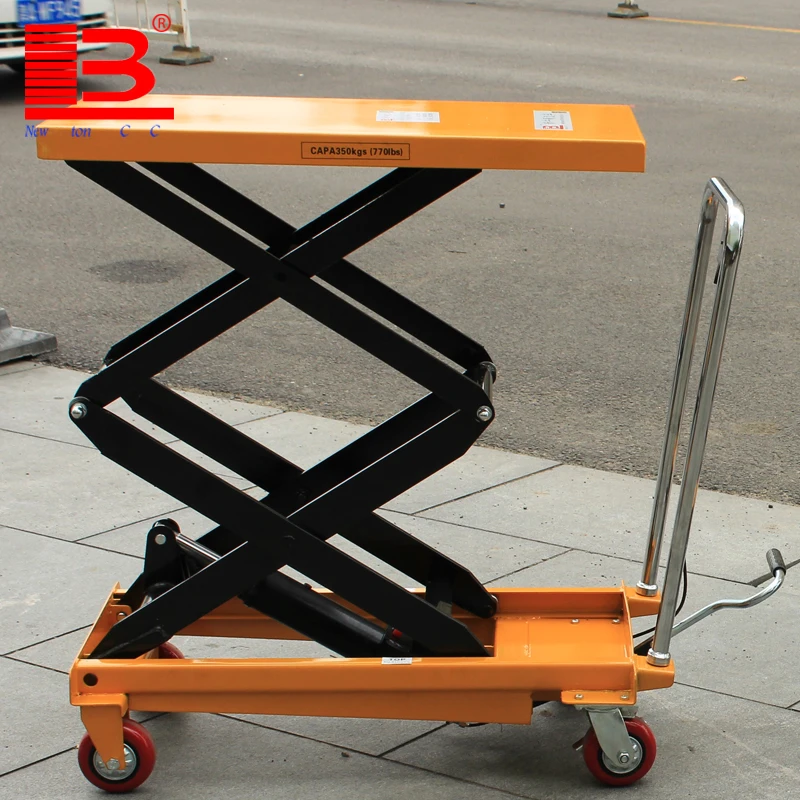 1500kg short time scissor hydraulic lift table equipment