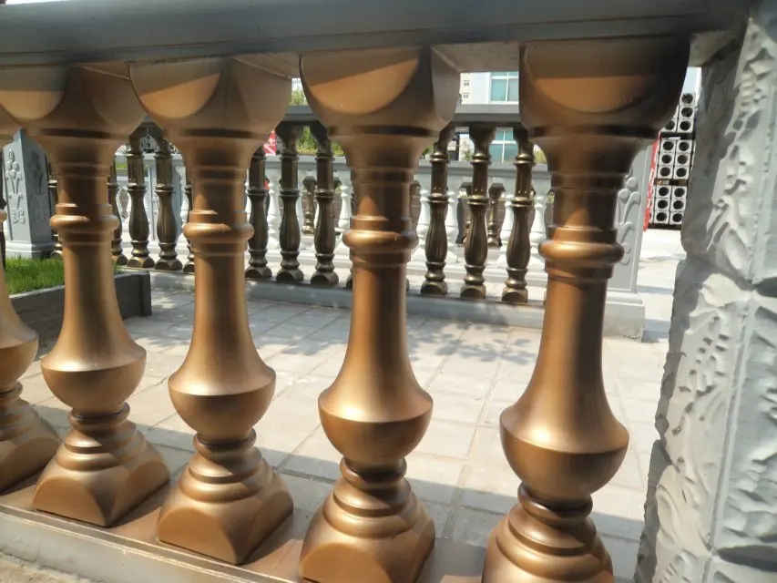 Precast garden decorative noble style concrete baluster molds for sale