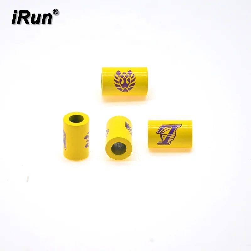 IRun (Moq:100 шт.) цилиндрические шнурки аглеты наконечники Diy аксессуары для шнурков (золото и серебро) принимаем