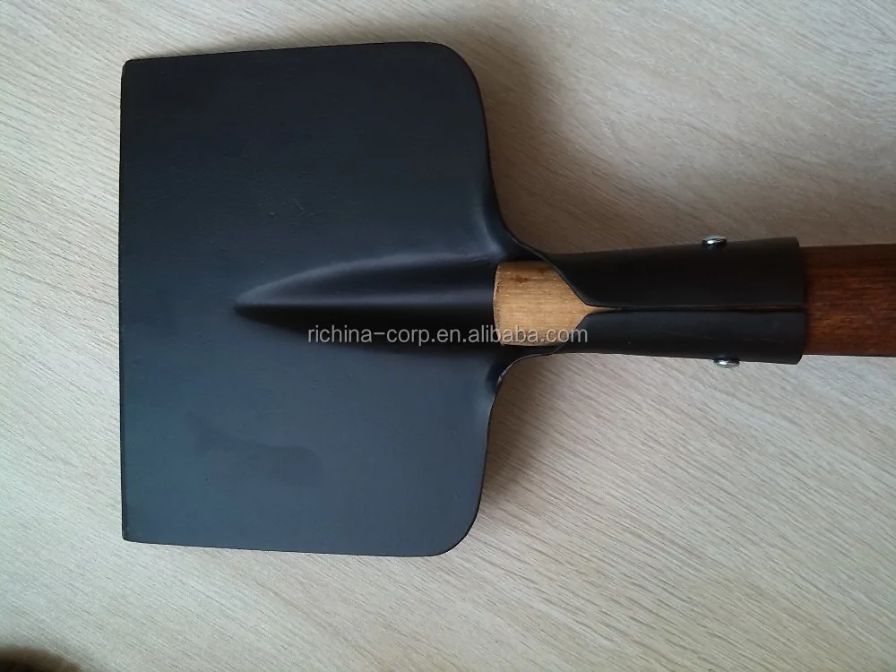 long wood handle, carbon steel head, sidewalk snow scraper