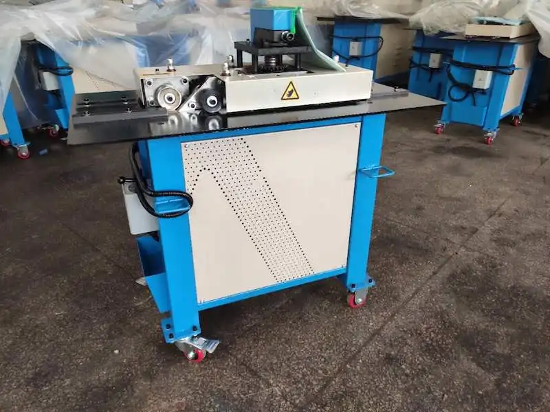 
LC-12DR male and female pittsburgh lock forming machine /air condition and ventilation duct lock former 