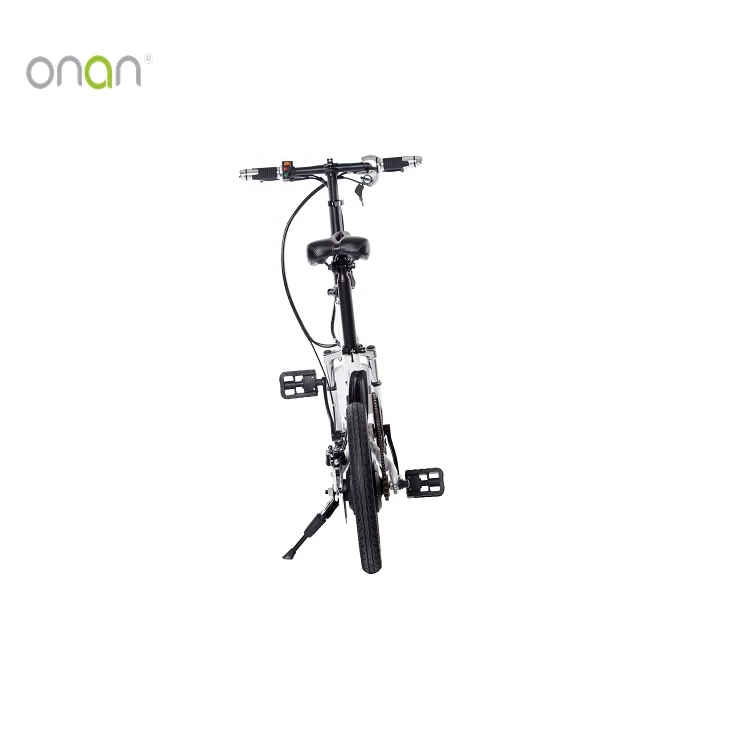 ONAN  Chinese 250W 36V 5.2AH Brushless Aluminum Alloy Mini Folding Electric Bike