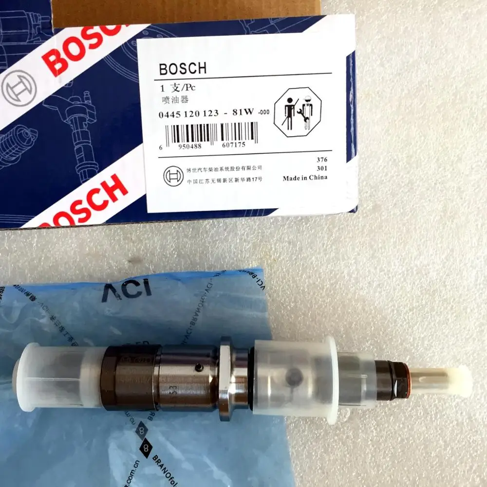 Оригинальные детали CUMMINSINJECTOR 0445120123 для ISDe4 ISDe6 ISL