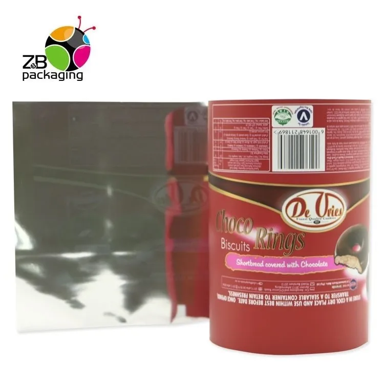 Factory offer custom printed full color laminating heat seal food packaging plastic roll film