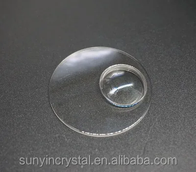 High Hardness Transparent Sapphire Crystal Watch Cover Glass With magnifying glass