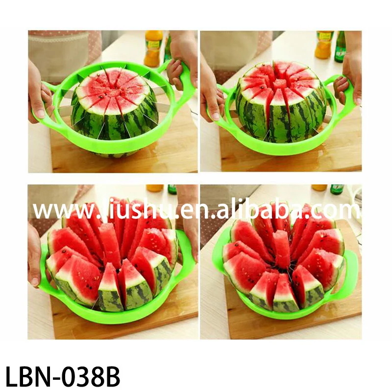Multi-function big size watermelon slicer/fruit cutter