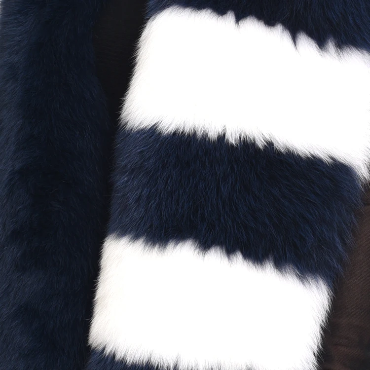 Big Size long fur scarf Genuine Fox Fur Scarf Long Fox Fur Scarf