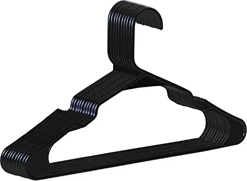 plastic white hanger new pp raise product 2017 new product plastic black hanger