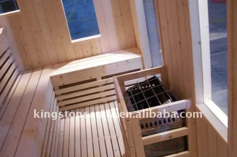 4 people luxury Sauna room wooden far infrared sauna cabin include Sauna Heater (KGT-JCS-04L)