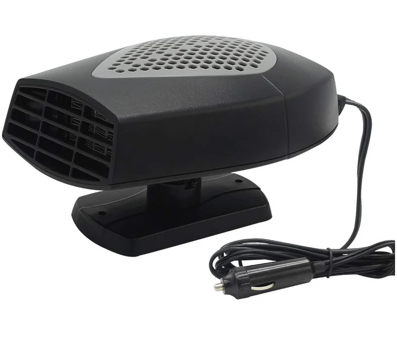 Portable Car Heater 12v Snow Removal Quickly Fan Automobile Warmer and Defroster with Swing-Out Handle 360 Degree Vehicle Swivel