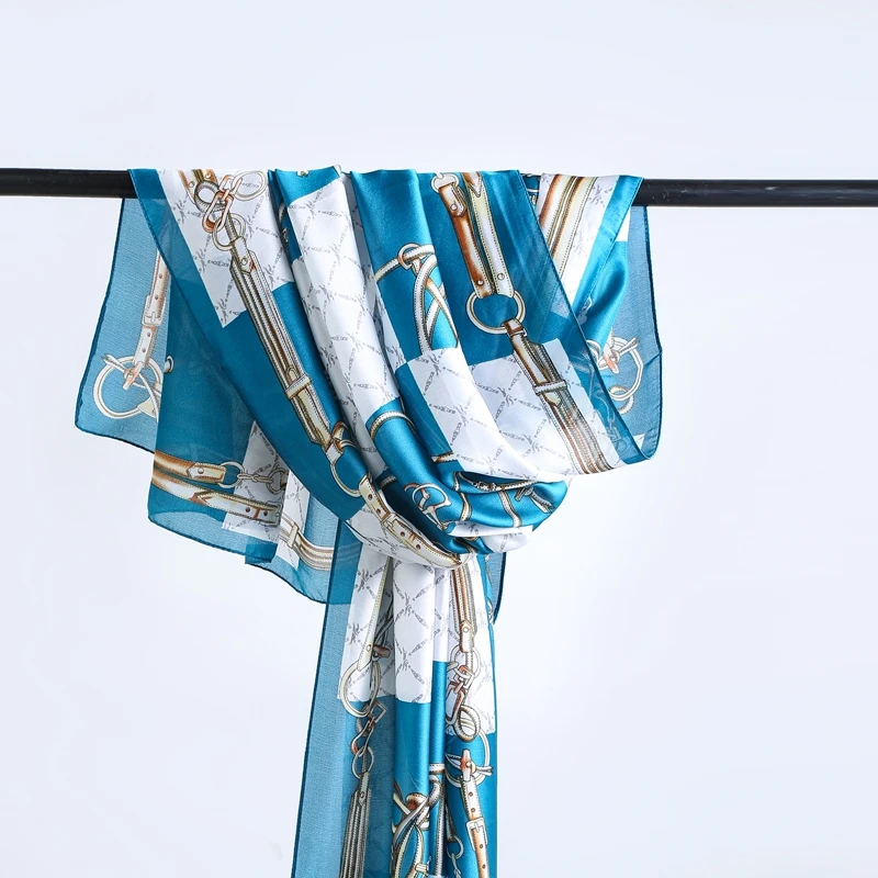 New fashion scarf shawl wholesale custom silk scarf for women stylish