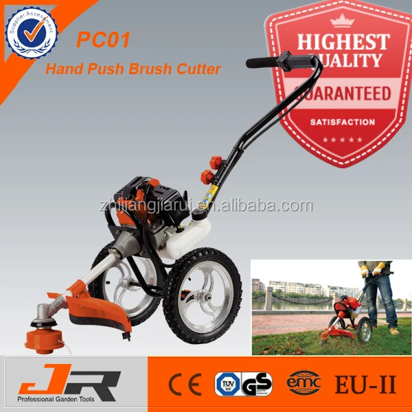 brush cutter(on wheels), grass trimmer with wheels,brush cutter with wheels