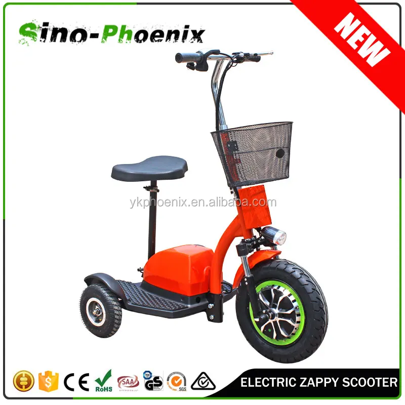 Low Price Supply 500w Brushless Motor Mini Electric Scooters 3 Three Wheeler Electric Adult Tricycle E-scooter For Disabled