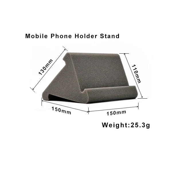 Portable Triangle Tablet Pillow Holder Stand Stylish sponge Wedge Pillow Angled Cushion for PC Tablet mobile phone