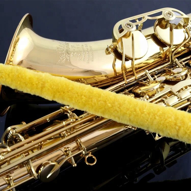 Музыкальный инструмент Roffee тенор саксофон желтый латунный Bb золотой лаковый корпус