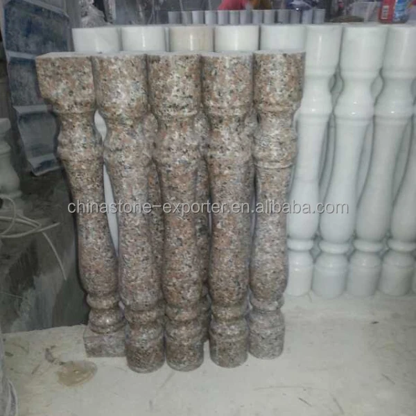 
granite marble decorative items pillars columns, stone railing balustrade 