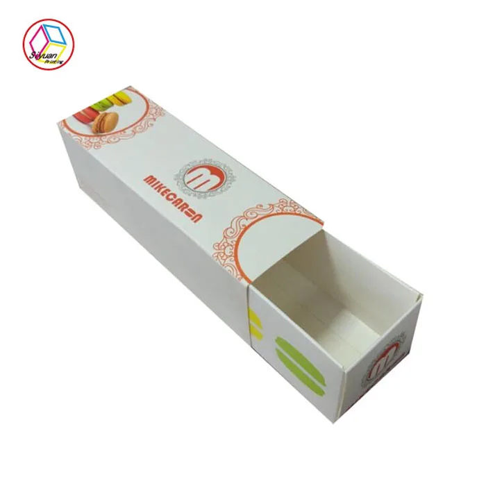 Custom party kraft paper macaron cute packaging box for food packaging
