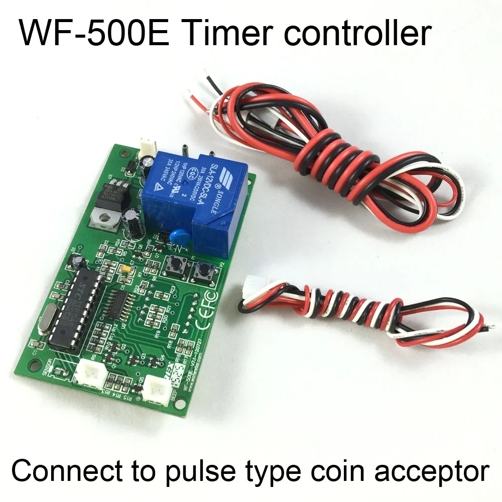 Блок управления переключателем Большого мощности с таймером приемником монет