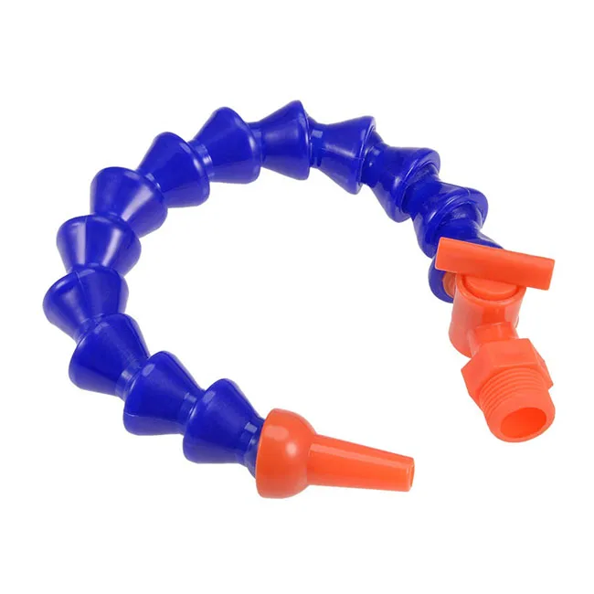 Plastic Cooling Tube with Switch for CNC Machine, machine coolant hose