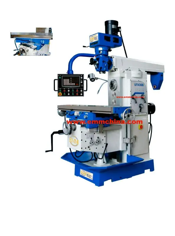 Вертикальный и горизонтальный револьверный фрезерный станок UT436B