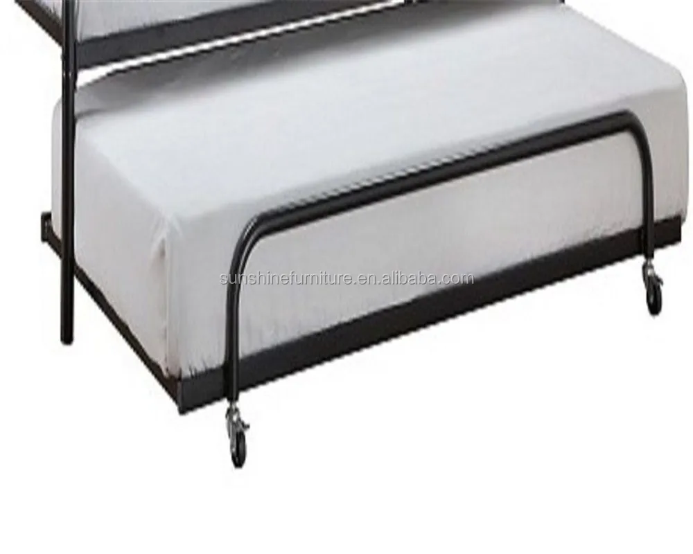 twin daybed trundle spare bed metal black frame loft bunk beds dorm mattress beds