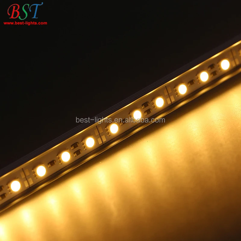 LED Strips with profile custom length LED aluminum profile full glue waterproof LED lighting for beverage cooling refrigerator